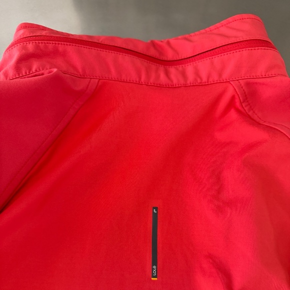 LOLE  lightweight hidden hooded duel zip vented jacket SZ Large RED - Picture 8 of 8